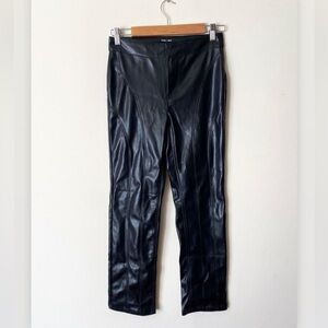 Silence + Noise Black Faux Leather Pants – Urban Outfitters
